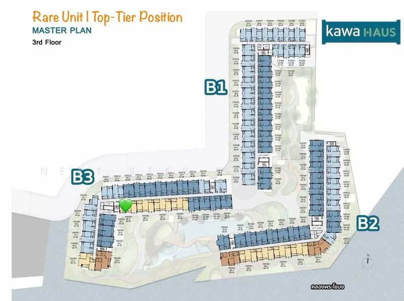 Kawa Haus, Bangkok, 95 Soi Rim Khlong, Phra Kanong Nua, Watthana, Bangkok, 2 Bedrooms, 51 sqm, Condo For Sale, by Sunny Next Step Property, 500411102 - DDproperty.com