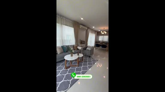 Burasiri Krungthep Kreetha, Bangkok, 95 Soi Pracha Ruam Chai, Hua Mak, Bang Kapi, Bangkok, 4 Bedrooms, 196 sqm, Single Detached House For Rent, by Wiriya Kuekkong, 500412182 - DDproperty.com