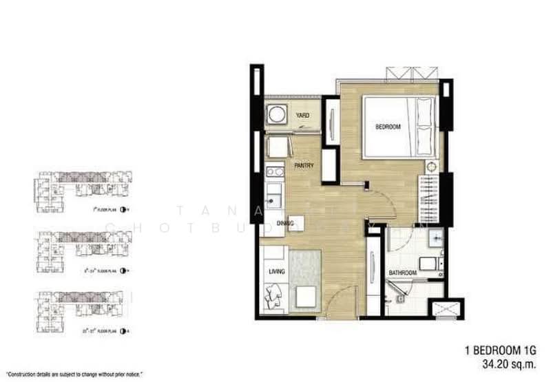 The Room Sukhumvit 69 : เดอะ รูม สุขุมวิท 69, กรุงเทพ, 1539 ถ.สุขุมวิท, พระโขนงเหนือ, วัฒนา, กรุงเทพ, 35 ตร.ม., คอนโด ให้เช่า, โดย Tanakrit Chotbuddkayan, 500412283 - DDproperty.com