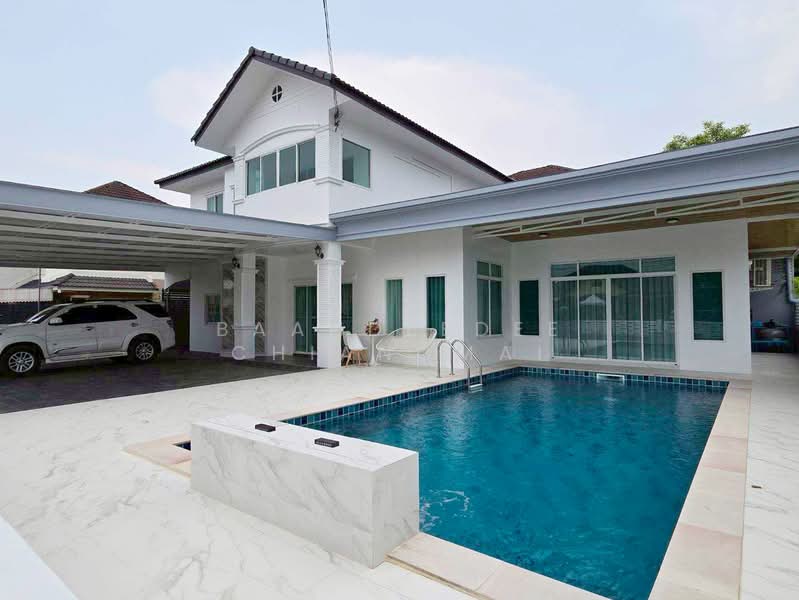 Pool Villa ให้เช่า ใกล้สนามกอล์ฟเอ็มสปอร์ตคอมเพล็กซ์ เพียง 5 นาที ค่าเช่า 40,000 บาท/เดือนNo.12P015, เชียงใหม่, สันปูเลย, ดอยสะเก็ด, เชียงใหม่, 150 ตร.ม., บ้านเดี่ยว ให้เช่า, โดย Baandeedee Chiangmai, 500412813 - DDproperty.com