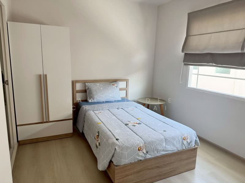 Townhome for rent near Mae Kuang Market, Chiang Mai Rental Price: 18,000 THB / month No.12H428, Chiang Mai, San Na Moeng, San Sai, Chiang Mai, 2 Bedrooms, 110 sqm, Townhouse For Rent, by Baandeedee Chiangmai, 500412974 - DDproperty.com