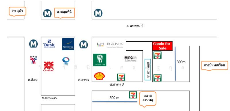 Supalai Oriental Place Sathorn-Suanplu, Bangkok, Suan Plu, Thung Maha Mek, Sathon, Bangkok, Studio, 40 sqm, Condo For Sale, by วิลาสินี เศรษฐกุล, 500413833 - DDproperty.com