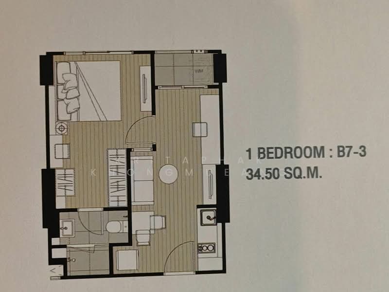 IDEO Chula-Samyan, Bangkok, Si Phraya Road, Maha Phrutharam, Bang Rak, Bangkok, 1 Bedroom, 34 sqm, Condo For Rent, by Kritaphak Khongmueang, 500415518 - DDproperty.com