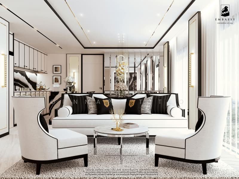 Embassy Pattaya, Chon Buri (Pattaya), Central Pattaya Rd, Nong Pru, Bang Lamung (Pattaya), Chon Buri (Pattaya), 2 Bedrooms, 51 sqm, Condo For Sale, by Pornnapa Titloi, 500416468 - DDproperty.com