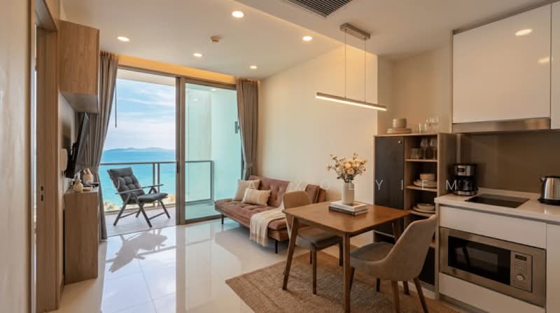 The Riviera Wongamat, Chon Buri (Pattaya), Na Kluea 16 Alley, Na Kloe, Bang Lamung (Pattaya), Chon Buri (Pattaya), 1 Bedroom, 35 sqm, Condo For Sale, by Suchada Yodyiem, 500416830 - DDproperty.com