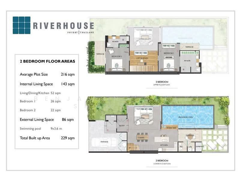 Riverhouse, Phuket, Soi Pasak 1, Bandon - Cherngtalay Road, Choeng Thale, Thalang, Phuket, 2 Bedrooms, 228 sqm, Single Detached House For Sale, by Benjawan (Oilly) Smaksman, 500416934 - DDproperty.com