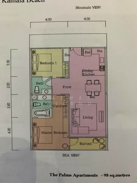 The Palms Kamala, Phuket, 88/6 Moo 3, Kammala, Kathu, Phuket, 2 Bedrooms, 98 sqm, Condo For Sale, by Fazwaz (Thailand) Co., Ltd., 500417831 - DDproperty.com