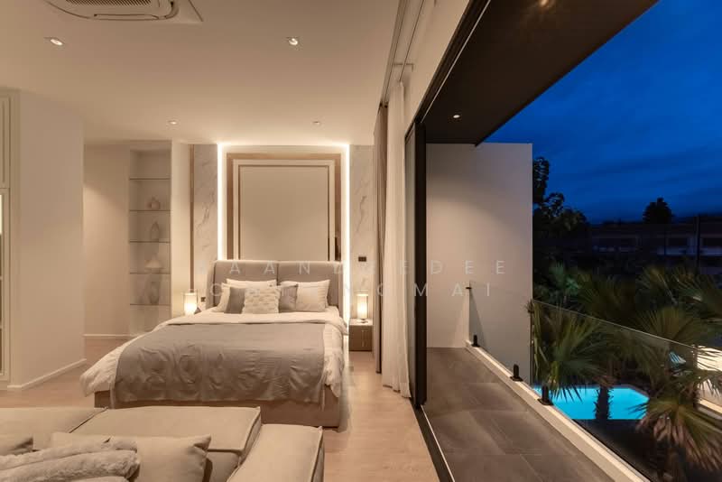 Pool Villa for rent near MerittonBritishInternational School,Rental Price:150,000THB/month No.9P024, Chiang Mai, Nong Kwai, Hang Dong, Chiang Mai, 5 Bedrooms, 200 sqm, Single Detached House For Rent, by Baandeedee Chiangmai, 500418516 - DDproperty.com