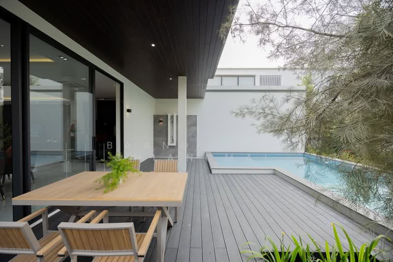 Luxury Pool Villa for Rent near Big C Mae Hia, Chiang Mai Rental Price: 150,000 THB / month No.9P025, Chiang Mai, San Phak Wan, Hang Dong, Chiang Mai, 4 Bedrooms, 200 sqm, Single Detached House For Rent, by Baandeedee Chiangmai, 500418538 - DDproperty.com