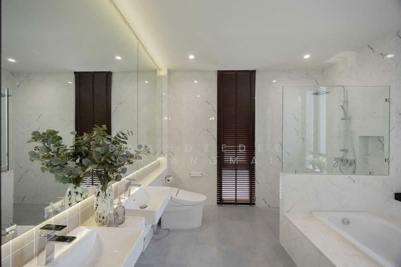 Luxury Pool Villa for Rent near Big C Mae Hia, Chiang Mai Rental Price: 150,000 THB / month No.9P025, Chiang Mai, San Phak Wan, Hang Dong, Chiang Mai, 4 Bedrooms, 200 sqm, Single Detached House For Rent, by Baandeedee Chiangmai, 500418538 - DDproperty.com