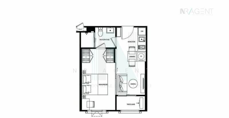 Maestro 19 Ratchada 19-Vipha, Bangkok, Soi Vibhavadi Rangsit 16, Din Daeng, Bangkok, 1 Bedroom, 34 sqm, Condo For Sale, by NR AGENT, 500419084 - DDproperty.com