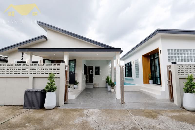 Luxury Pool Villa for Rent near Jedyord plaza, Chiang Mai Rental Price: 68,000 THB / month No.2P005, Chiang Mai, Chang Phuak, Muang Chiang Mai, Chiang Mai, 4 Bedrooms, 180 sqm, Single Detached House For Rent, by Baandeedee Chiangmai, 500419553 - DDproperty.com