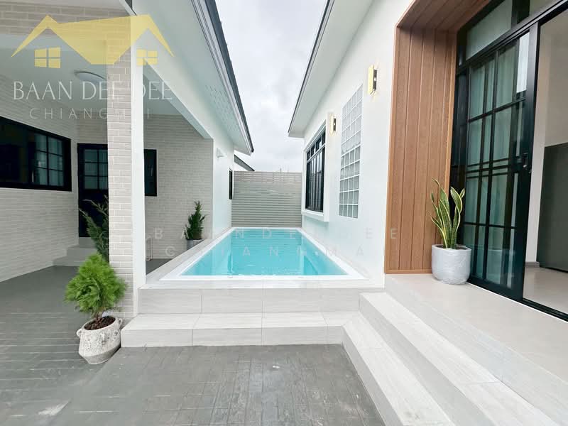 Luxury Pool Villa for Rent near Jedyord plaza, Chiang Mai Rental Price: 68,000 THB / month No.2P005, Chiang Mai, Chang Phuak, Muang Chiang Mai, Chiang Mai, 4 Bedrooms, 180 sqm, Single Detached House For Rent, by Baandeedee Chiangmai, 500419553 - DDproperty.com