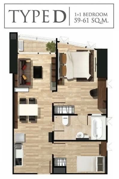 Sky Walk Residences, Bangkok, 1599 Sukhumvit Road, Phra Kanong Nua, Watthana, Bangkok, 1 Bedroom, 51 sqm, Condo For Rent, by Boonraksa Sopak, 500419561 - DDproperty.com