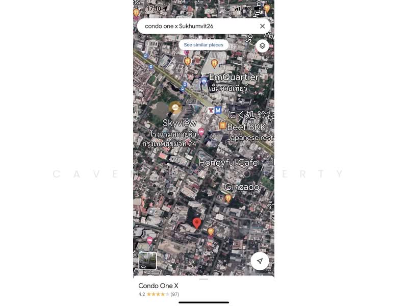 Condo One X Sukhumvit 26 : คอนโด วัน เอ็กซ์ สุขุมวิท 26, กรุงเทพ, ซอยสุขุมวิท 26 ถนนสุขุมวิท, คลองตัน, คลองเตย, กรุงเทพ, 51 ตร.ม., คอนโด ให้เช่า, โดย Caveman Property, 500419717 - DDproperty.com
