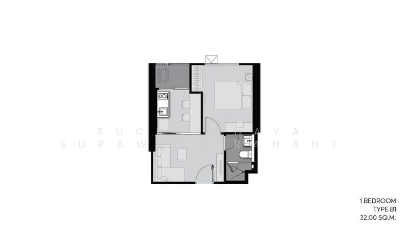Life Asoke-Rama 9, Bangkok, 626 Asoke-Dindaeng Road, Makkasan, Ratchathewi, Bangkok, 1 Bedroom, 32 sqm, Condo For Rent, by Suchatchaya Supawachiranant, 500420387 - DDproperty.com