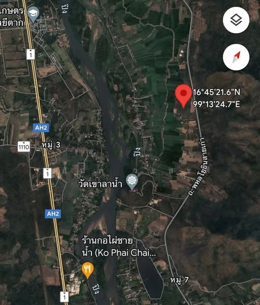 ที่ดิน วังหิน เมืองตาก 16 ไร่ 2 งาน 89 ตร.ว. มีต้นสักทอง 1,xxx กว่าต้น (2.8 แสน/ไร่), Tak, พหลโยธินสายเก่า 104, Wang Hin, Muang Tak, Tak, , 26,756 sqm, Land For Sale, by Wasan Wasati, 500420487 - DDproperty.com