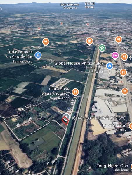ที่ดิน ในเมืองพิษณุโลก 100 ตร.ว. ( 1.1 ล้าน), พิษณุโลก, 2043, วัดจันทร์, เมืองพิษณุโลก, พิษณุโลก, 400 ตร.ม., ที่ดิน ขาย, โดย วสันต์ วะสะติ, 500420765 - DDproperty.com