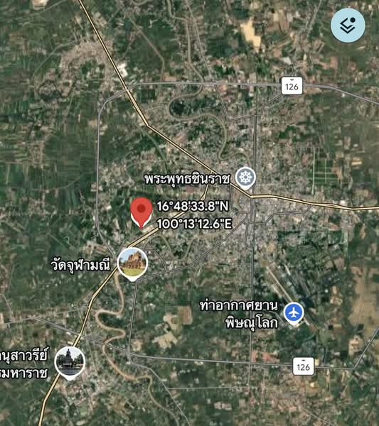 ที่ดิน ในเมืองพิษณุโลก 100 ตร.ว. ( 1.1 ล้าน), พิษณุโลก, 2043, วัดจันทร์, เมืองพิษณุโลก, พิษณุโลก, 400 ตร.ม., ที่ดิน ขาย, โดย วสันต์ วะสะติ, 500420765 - DDproperty.com