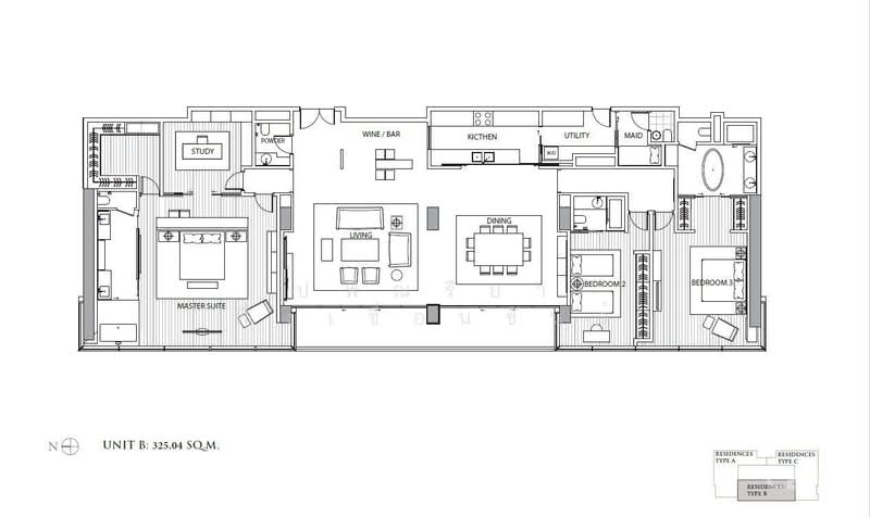 The St. Regis Bangkok (Residences), Bangkok, Rajdamri, Lumphini, Pathum Wan, Bangkok, 3 Bedrooms, 352 sqm, Condo For Sale, by ปพิณริยา พึ่งเขื่อนขันธ์, 500422225 - DDproperty.com