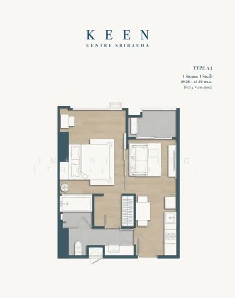 Keen Centre Sriracha, Chon Buri (Pattaya), 95/5 Sukhumvit Rd, Si Racha, Chon Buri (Pattaya), Studio, 37 sqm, Condo For Sale, by Infinity EEC (Thailand) Co., Ltd., 500422373 - DDproperty.com