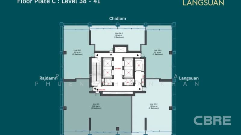 Nimit Langsuan, Bangkok, Langsuan Road, Lumphini, Pathum Wan, Bangkok, 2 Bedrooms, 100 sqm, Condo For Sale, by Praphinleeya Phuengkhuankhan, 500422819 - DDproperty.com