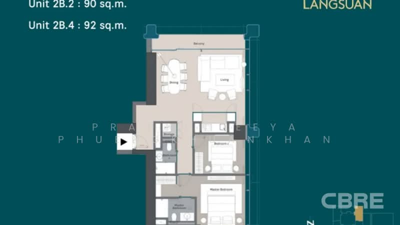Nimit Langsuan, Bangkok, Langsuan Road, Lumphini, Pathum Wan, Bangkok, 2 Bedrooms, 100 sqm, Condo For Sale, by Praphinleeya Phuengkhuankhan, 500422819 - DDproperty.com