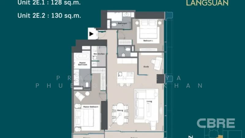 Nimit Langsuan, Bangkok, Langsuan Road, Lumphini, Pathum Wan, Bangkok, 2 Bedrooms, 100 sqm, Condo For Sale, by Praphinleeya Phuengkhuankhan, 500422819 - DDproperty.com