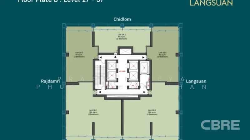 Nimit Langsuan, Bangkok, Langsuan Road, Lumphini, Pathum Wan, Bangkok, 2 Bedrooms, 90 sqm, Condo For Sale, by Praphinleeya Phuengkhuankhan, 500422832 - DDproperty.com
