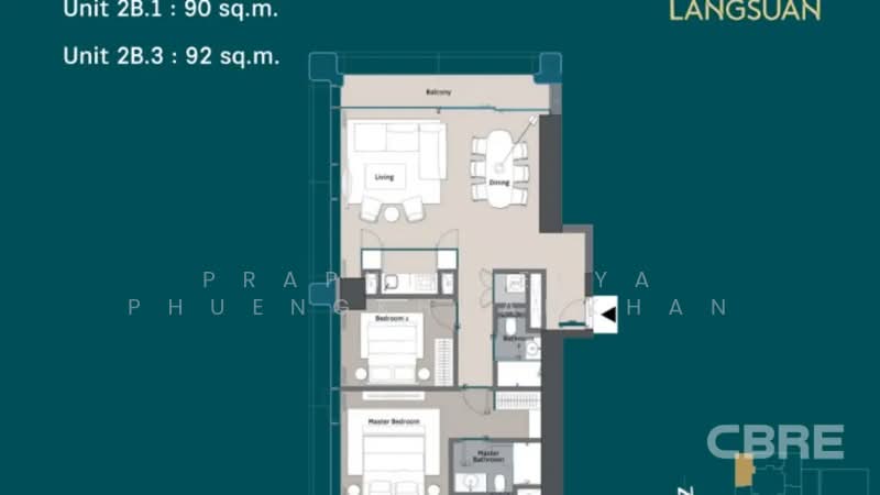 Nimit Langsuan, Bangkok, Langsuan Road, Lumphini, Pathum Wan, Bangkok, 2 Bedrooms, 90 sqm, Condo For Sale, by Praphinleeya Phuengkhuankhan, 500422832 - DDproperty.com