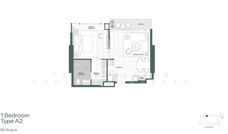 Dusit Central Park (Residences), Bangkok, 946 Rama 4 Road, Silom, Bang Rak, Bangkok, 1 Bedroom, 57 sqm, Condo For Sale, by Praphinleeya Phuengkhuankhan, 500422843 - DDproperty.com