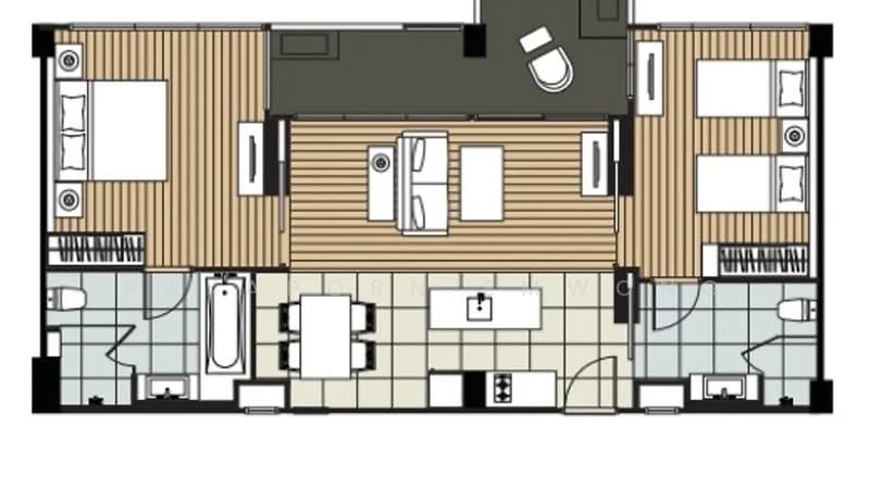 Amari Residences Hua Hin, Prachuap Khiri Khan, Soi Hua Hin 87, Nong Kae, Hua Hin, Prachuap Khiri Khan, 2 Bedrooms, 95 sqm, Condo For Sale, by Pakaporn Emwong, 500423043 - DDproperty.com
