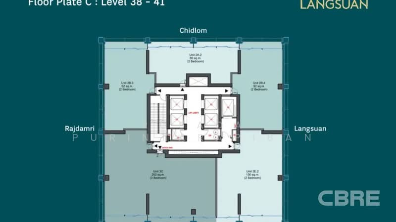 Nimit Langsuan, Bangkok, Langsuan Road, Lumphini, Pathum Wan, Bangkok, 2 Bedrooms, 78 sqm, Condo For Sale, by Rusada Purintarapiban, 500423118 - DDproperty.com