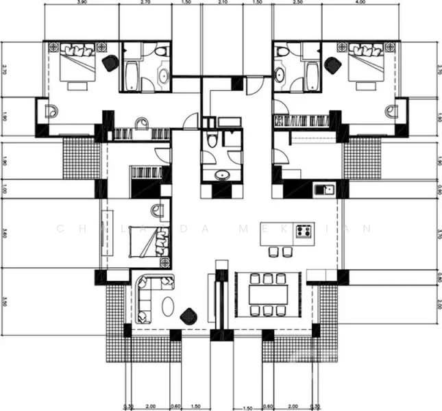 Langsuan Ville, Bangkok, 50 Soi Langsuan, Lumphini, Pathum Wan, Bangkok, 2 Bedrooms, 241 sqm, Condo For Sale, by Chalatda Mekwian, 500423202 - DDproperty.com