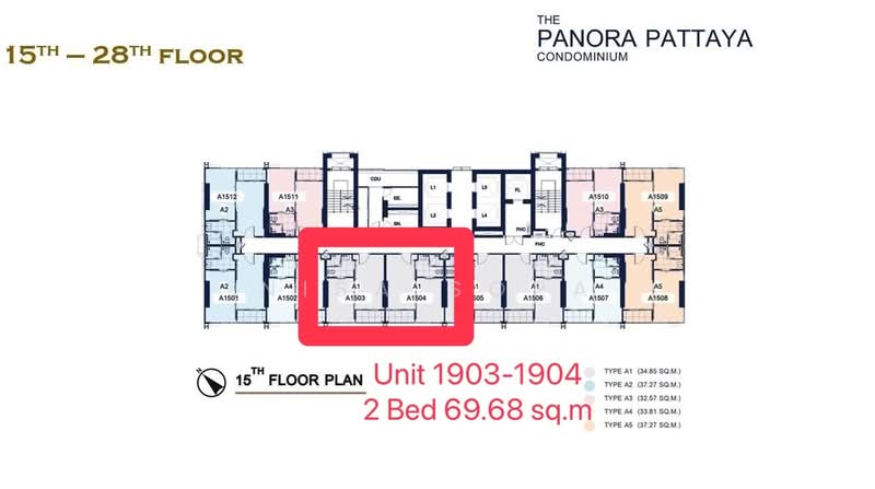 The Panora Pattaya, Chon Buri (Pattaya), Pratumnak Rd., Nong Pru, Bang Lamung (Pattaya), Chon Buri (Pattaya), 2 Bedrooms, 70 sqm, Condo For Sale, by Nisa Sopa, 500423339 - DDproperty.com