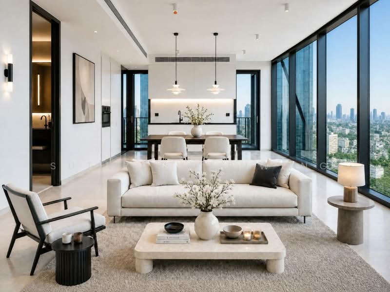 Tait Sathorn 12, Bangkok, Soi Sathorn 12, Sathorn Road, Silom, Bang Rak, Bangkok, 2 Bedrooms, 92 sqm, Condo For Sale, by Sutapat Pariwong, 500424085 - DDproperty.com
