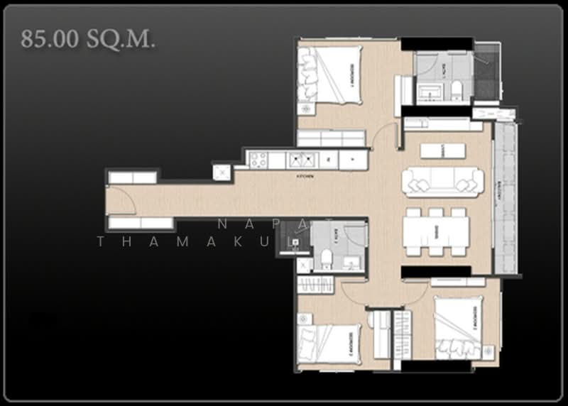 The Signature by URBANO : เดอะ ซิกเนเจอร์ บาย เออร์บาโน่, กรุงเทพ, 1525 พหลโยธิน, สามเสนใน, พญาไท, กรุงเทพ, 85 ตร.ม., คอนโด ขาย, โดย Napat Thamakulangkul, 500424285 - DDproperty.com