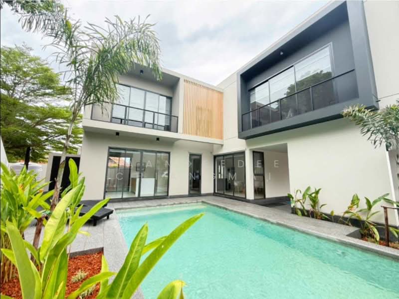 Luxury Pool Villa for Rent near Kad Farang, Chiang Mai Rental Price: 85,000 THB / month No.14P037, Chiang Mai, Ban Waen, Hang Dong, Chiang Mai, 3 Bedrooms, 280 sqm, Single Detached House For Rent, by Baandeedee Chiangmai, 500424431 - DDproperty.com