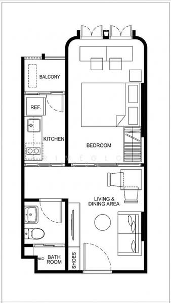The Base Bukit Phuket, Phuket, 12 Vichitsongkram Rd, Wichit, Muang Phuket, Phuket, 1 Bedroom, 29 sqm, Condo For Rent, by primeglobalasset bee, 500424920 - DDproperty.com