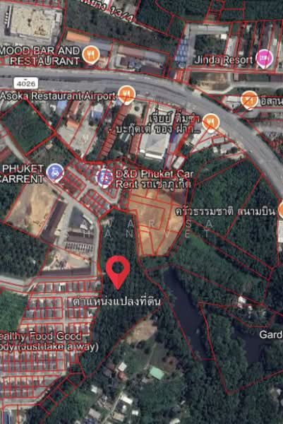 ขายที่ดิน อ.ถลาง จ.ภูเก็ต 10 ไร่ ห่างสนามบิน 2 กิโลเมตร, ภูเก็ต, สาคู, ถลาง, ภูเก็ต, 16,672 ตร.ม., ที่ดิน ขาย, โดย Pawarisa Shanivet, 500425089 - DDproperty.com