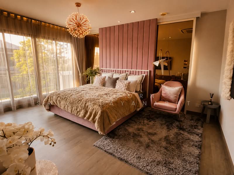 The Palm Krungthep Kreetha-Wongwaen, Bangkok, 29 Krungthep Kreetha Road, Saphan Sung, Bangkok, 4 Bedrooms, 227 sqm, Single Detached House For Rent, by Anyaporn Srikanlayanabut, 500425444 - DDproperty.com