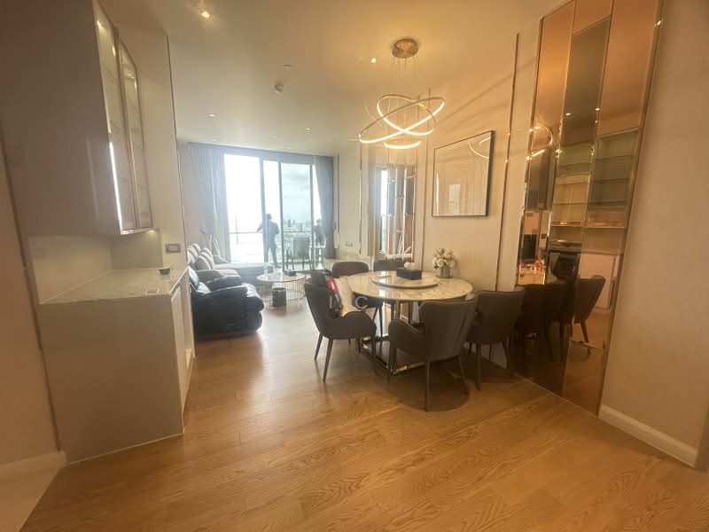 Magnolias Waterfront Residences, Bangkok, 259 Charoen Nakhon Road, Khlong Ton Sai, Khlong San, Bangkok, 2 Bedrooms, 102 sqm, Condo For Rent, by Eric ., 500426161 - DDproperty.com