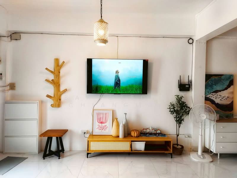 A house for rent near Ton Phayom Market, Chiang Mai Rental Price: 22,000 THB / month No.3H147, Chiang Mai, Su Thep, Muang Chiang Mai, Chiang Mai, 2 Bedrooms, 110 sqm, Semi-Detached House (Twin House) For Rent, by Baandeedee Chiangmai, 500426395 - DDproperty.com