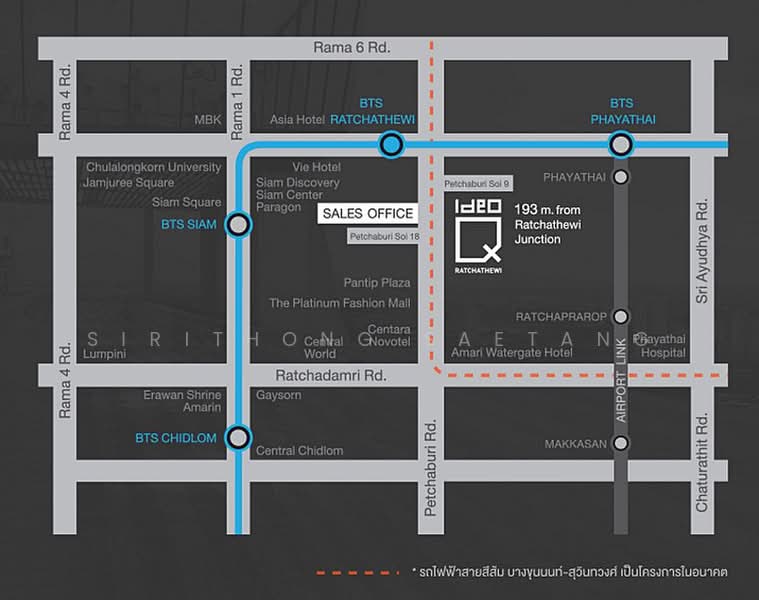 IDEO Q Ratchathewi : ไอดีโอ คิว ราชเทวี, กรุงเทพ, 515 ถนนเพชรบุรี แขวงถนนพญาไท เขตราชเทวี กรุงเทพมหานคร, ถนนเพชรบุรี, ราชเทวี, กรุงเทพ, 34 ตร.ม., คอนโด ให้เช่า, โดย Sirithong Saetang, 500427293 - DDproperty.com