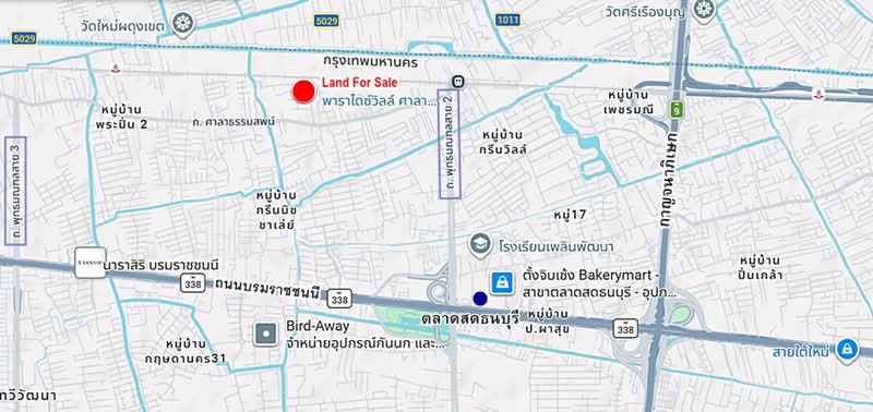 Land 100 sqw. for Detached House in Paradise Ville near Mahidol University, Bangkok, ศาลาธรรมสพน์, Sala Thammasop, Thawi Watthana, Bangkok, , 400 sqm, Land For Sale, by Chanitnun Mewongukote, 500427449 - DDproperty.com