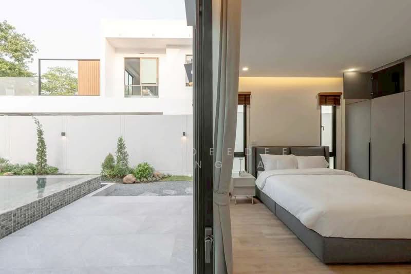 Pool Villa ให้เช่า - ใกล้บิ๊กซีแม่เหียะ เพียง 10 นาที ค่าเช่า 120,000 บาท / เดือน No.9P028, Chiang Mai, San Phak Wan, Hang Dong, Chiang Mai, 5 Bedrooms, 200 sqm, Single Detached House For Rent, by Baandeedee Chiangmai, 500427475 - DDproperty.com