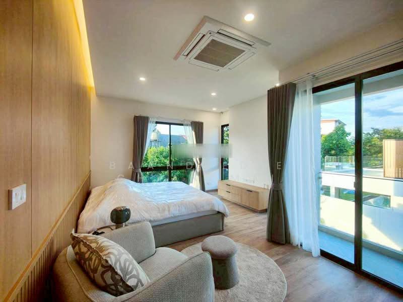 Pool Villa ให้เช่า - ใกล้บิ๊กซีแม่เหียะ เพียง 10 นาที ค่าเช่า 120,000 บาท / เดือน No.9P028, Chiang Mai, San Phak Wan, Hang Dong, Chiang Mai, 5 Bedrooms, 200 sqm, Single Detached House For Rent, by Baandeedee Chiangmai, 500427475 - DDproperty.com
