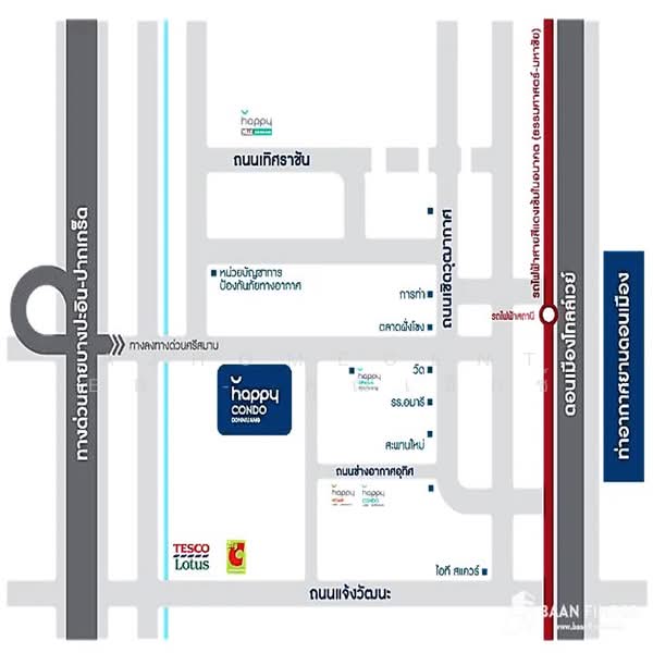 Happy Condo Donmuang The Terminal, Bangkok, Song Prapha 9/1 Alley, Don Mueang, Bangkok, 1 Bedroom, 36 sqm, Condo For Sale, by AJHOMECENTER - คุณเอ็กซ์, 500427679 - DDproperty.com