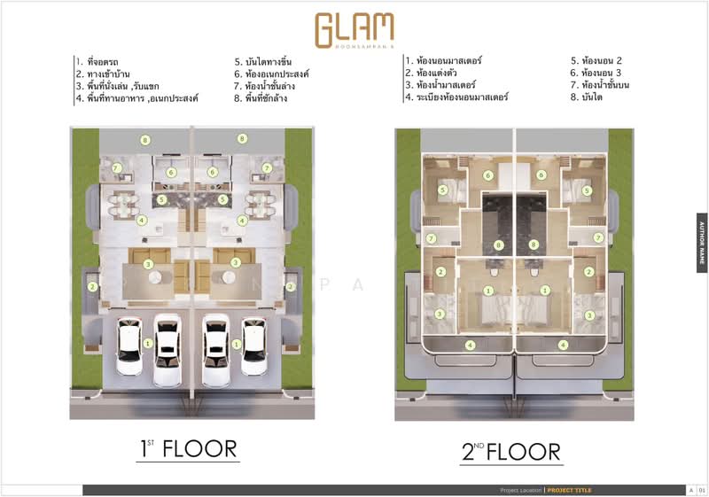 Glam Boonsampan 6 – Premium 2-Storey Semi-Detached Homes in Central Pattaya, Chon Buri (Pattaya), Nong Pru, Bang Lamung (Pattaya), Chon Buri (Pattaya), 3 Bedrooms, 209 sqm, Townhouse For Sale, by Pornnapa Titloi, 500427903 - DDproperty.com