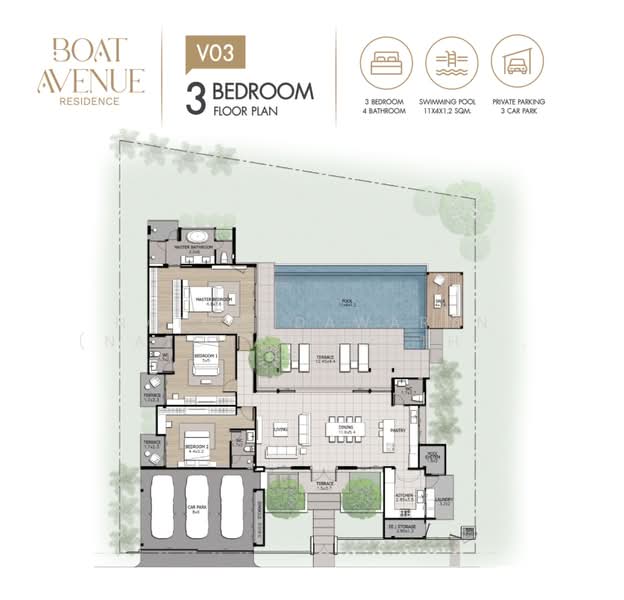 Boat Avenue Residence, Phuket, Choeng Thale, Thalang, Phuket, 3 Bedrooms, 425 sqm, Villa For Sale, by Natchadawaryn (Natcha) Rojthanakrit, 500428040 - DDproperty.com